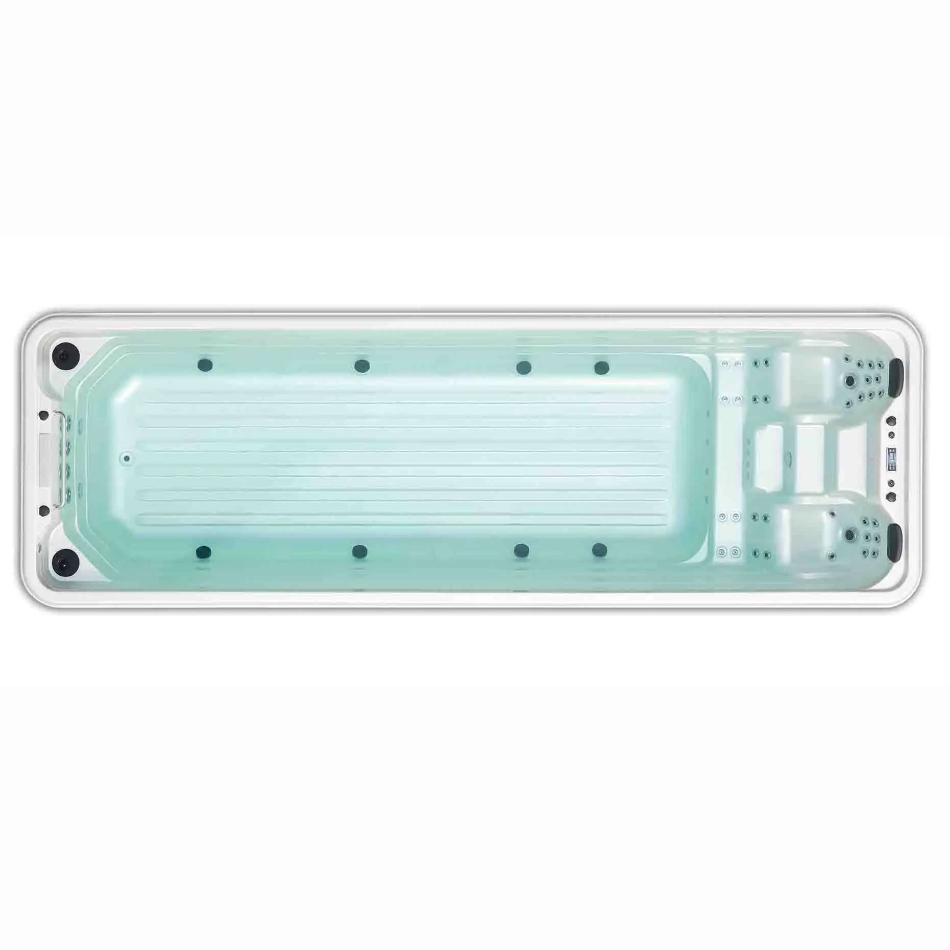 Endless Swim Spa Pool outdoor swimming bathtub 7m with yacuzzi whirlpool hot tubs
