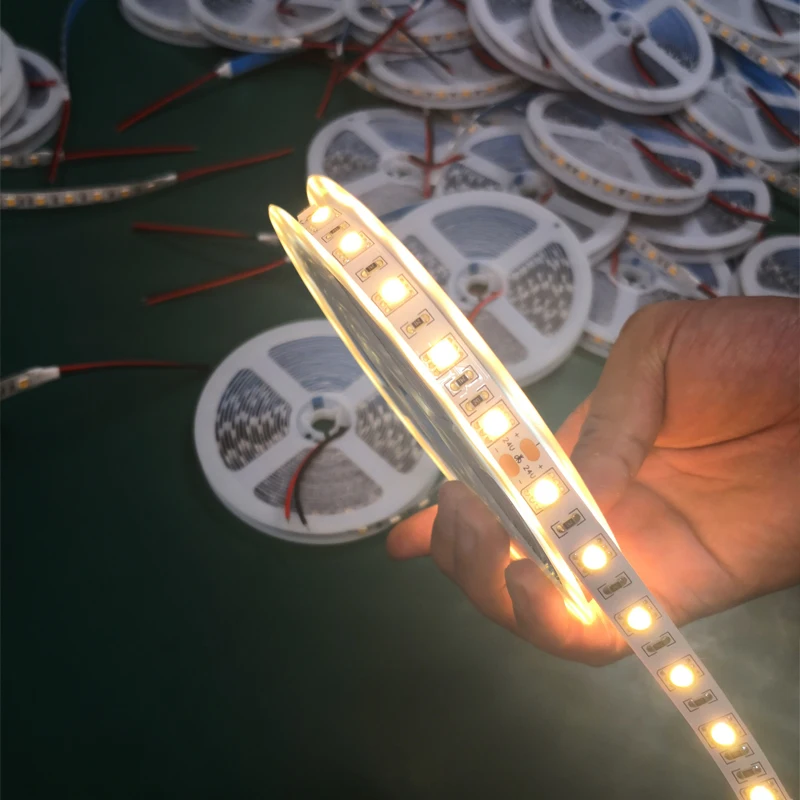 Full spectrum extruded Waterproof IP65 12V24V Led Tape Lighting Flexible Strip