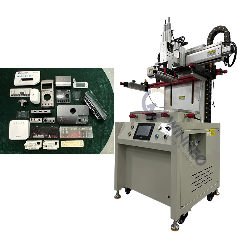 Semi Automatic Bottle Silk Screen Printing Machine / Screen Printer for Bottles