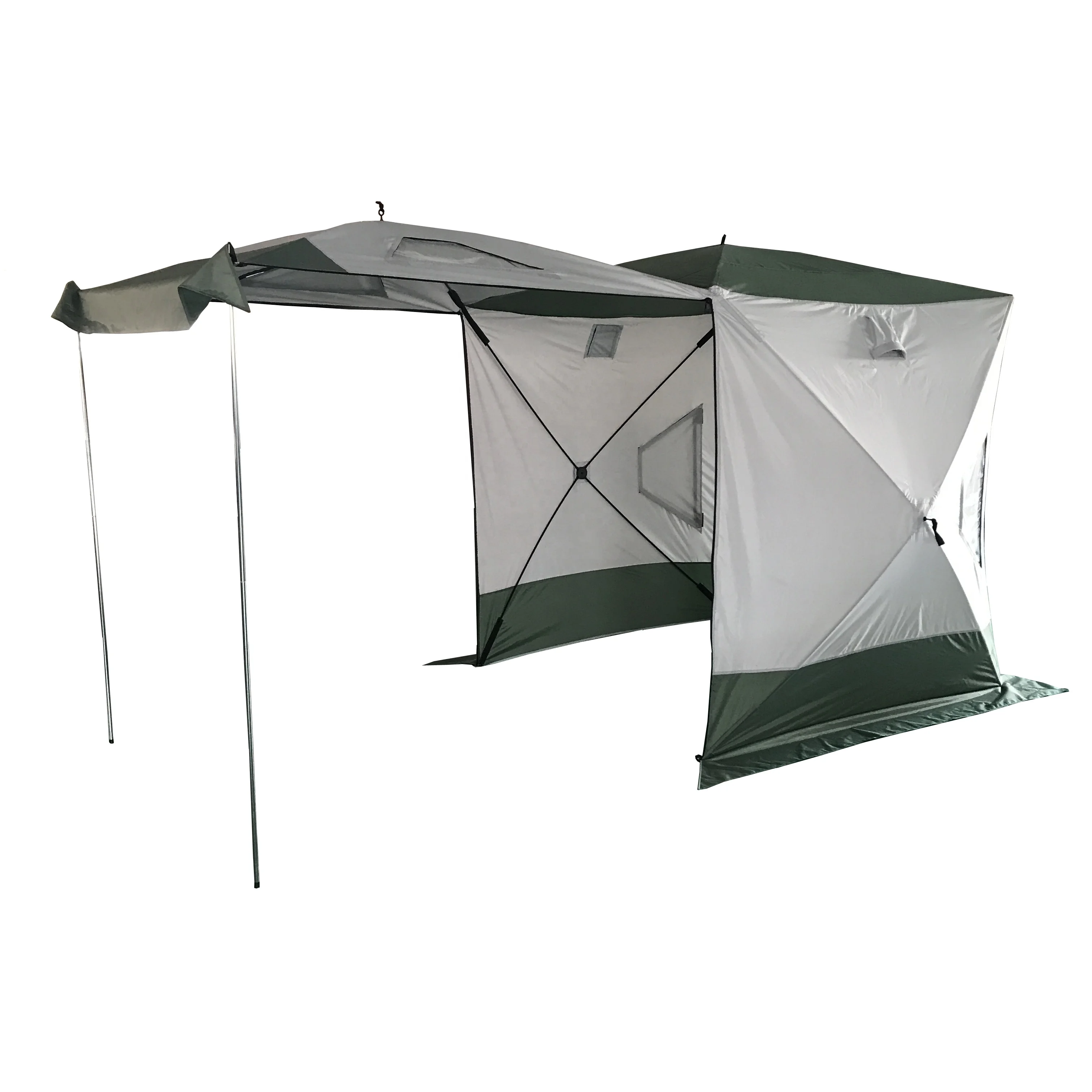 Уличная зимняя Изолированная палатка для подледной рыбалки Водонепроницаемая навес для ледяных кубиков Eskimo