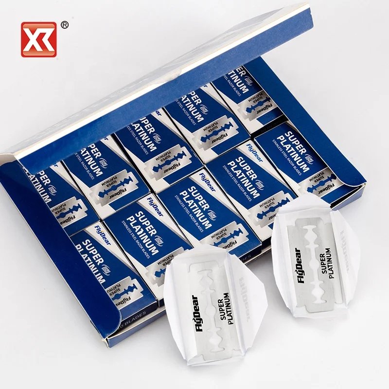 Factory Directly Sales Double Edge Razor Blade For Barber Shop Men Shaving Razor Blade Wholesale