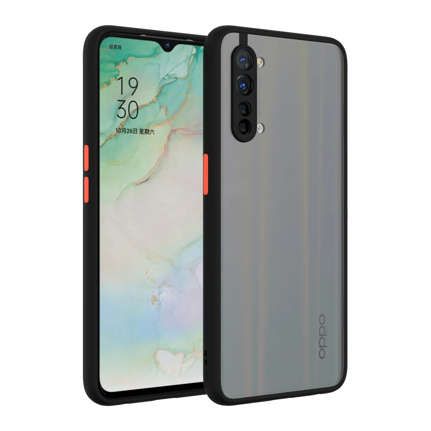 2020 Fancy Sensation Matte Mobail Cover Flexible TPU PC Mobilephone Phone Case for Oppo Reno3 5G Reno 3 Youth 4 Pro Ace 2 A8 A1k