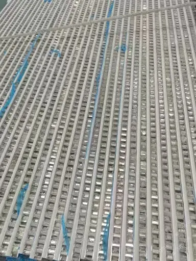 White Marble backed aluminum honeycomb stone panels for villa floor and stairboards