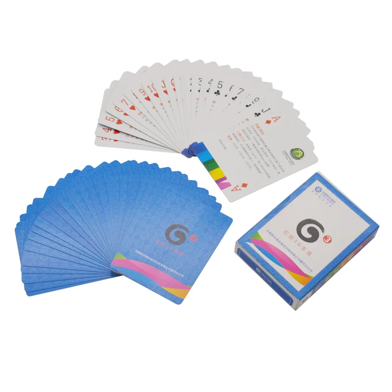 Логотип на заказ, печатная матовая лакирующая бумага, игральные карты с индивидуальной упаковкой