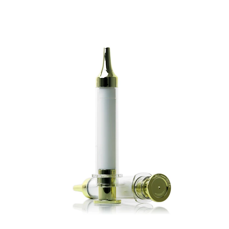 10ML Customized Cosmetic Skincare Syringe Airless Pump Bottle PETG bottle  Eye serum bottle Z-ZT