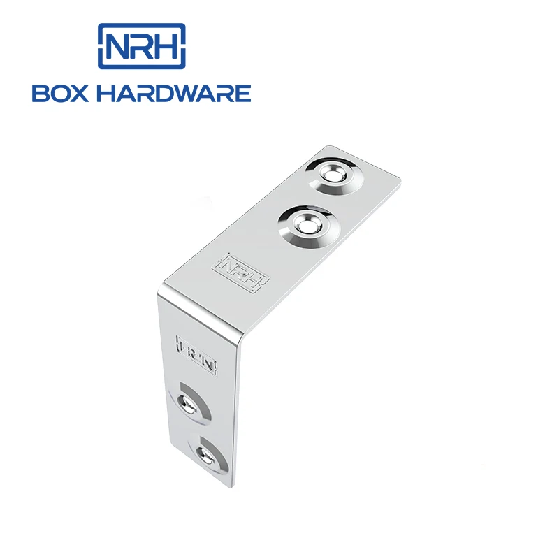 NRH 7625  chromed corner protector for  box accessories box metal corner protectors furniture trim metal hardware