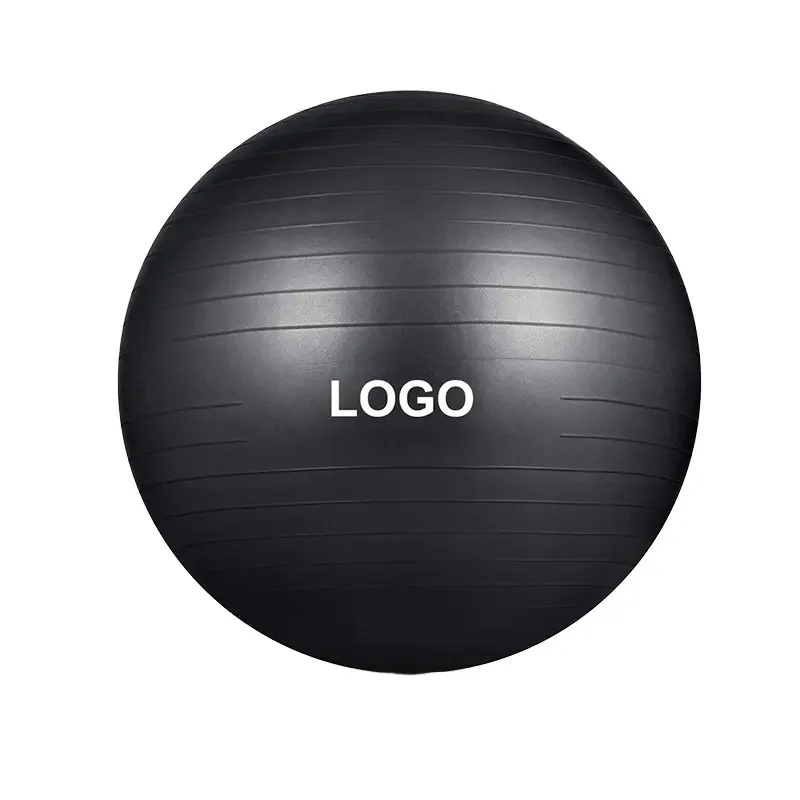 Wholesale Eco-Friendly PVC Exercise Yoga Ball Soft Durable Pilates Fitness Ball custom size with Massage Feature