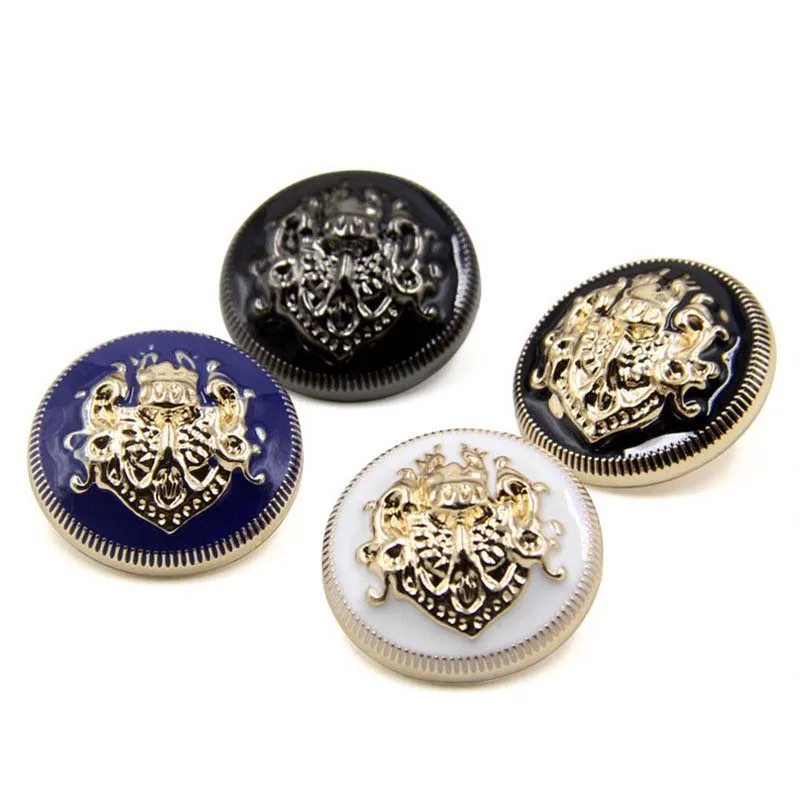 wholesale customize 10mm 11.5mm 12.5mm 15mm 18mm 20mm 23mm 25mm pearl metal down holes shank sewing buttons