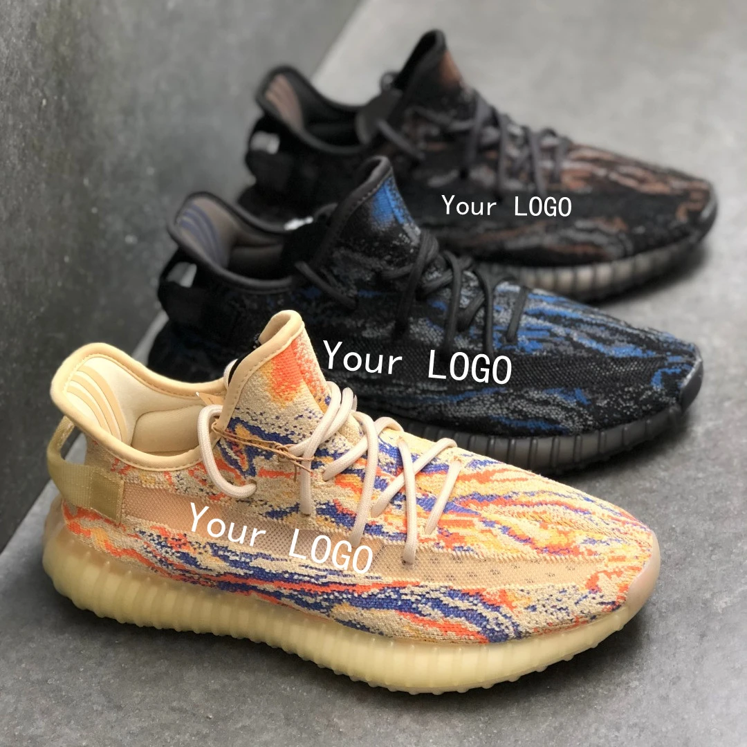  Высокие кроссовки yezzy 2020 легкие вязаные yeeze yeezy 350 v2 теннисная обувь с собственным логотипом MX