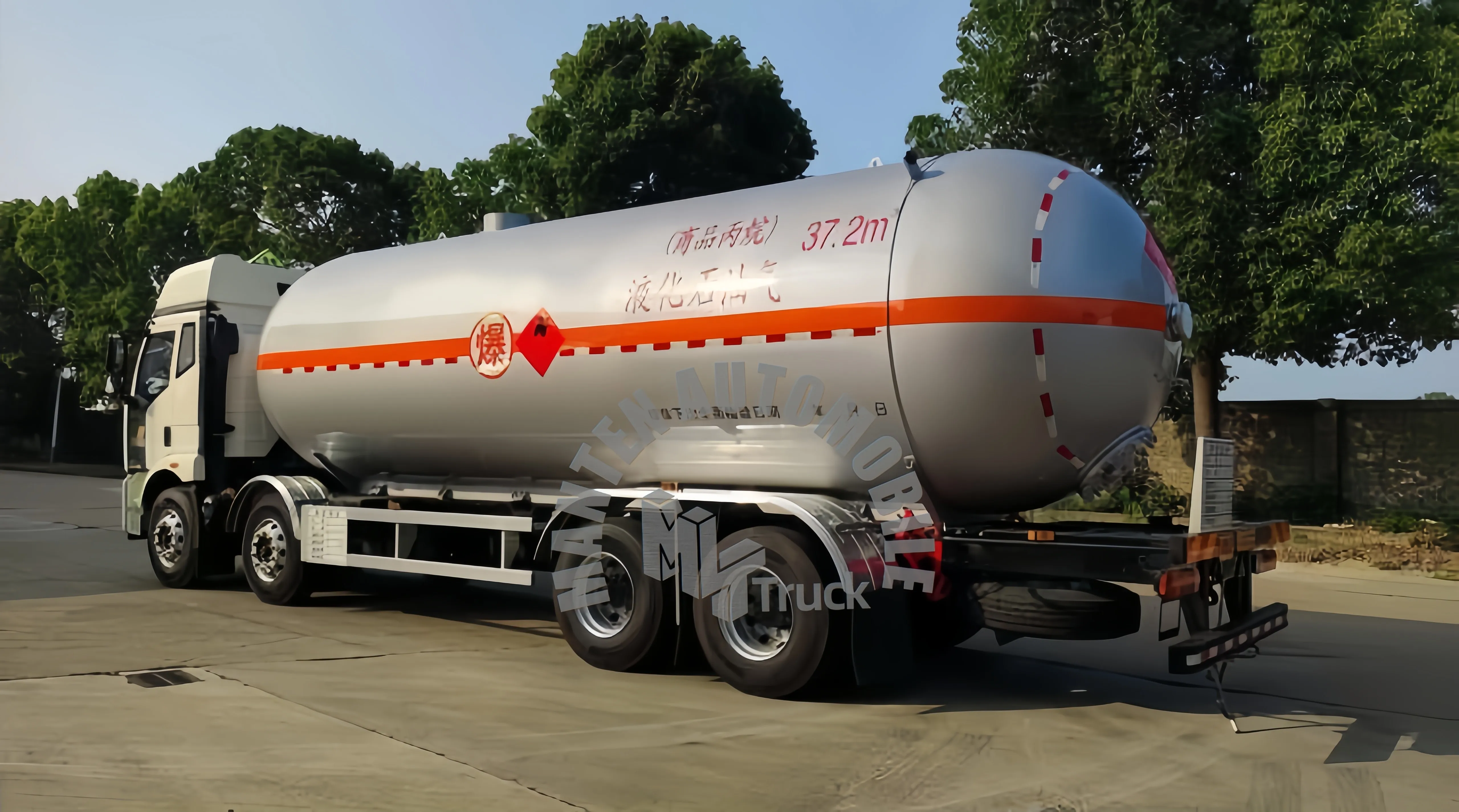 Высокое качество LHD RHD LPG топливный Перевозчик 8*4 8x4 LPGPropane логистический грузовик объемный доставки