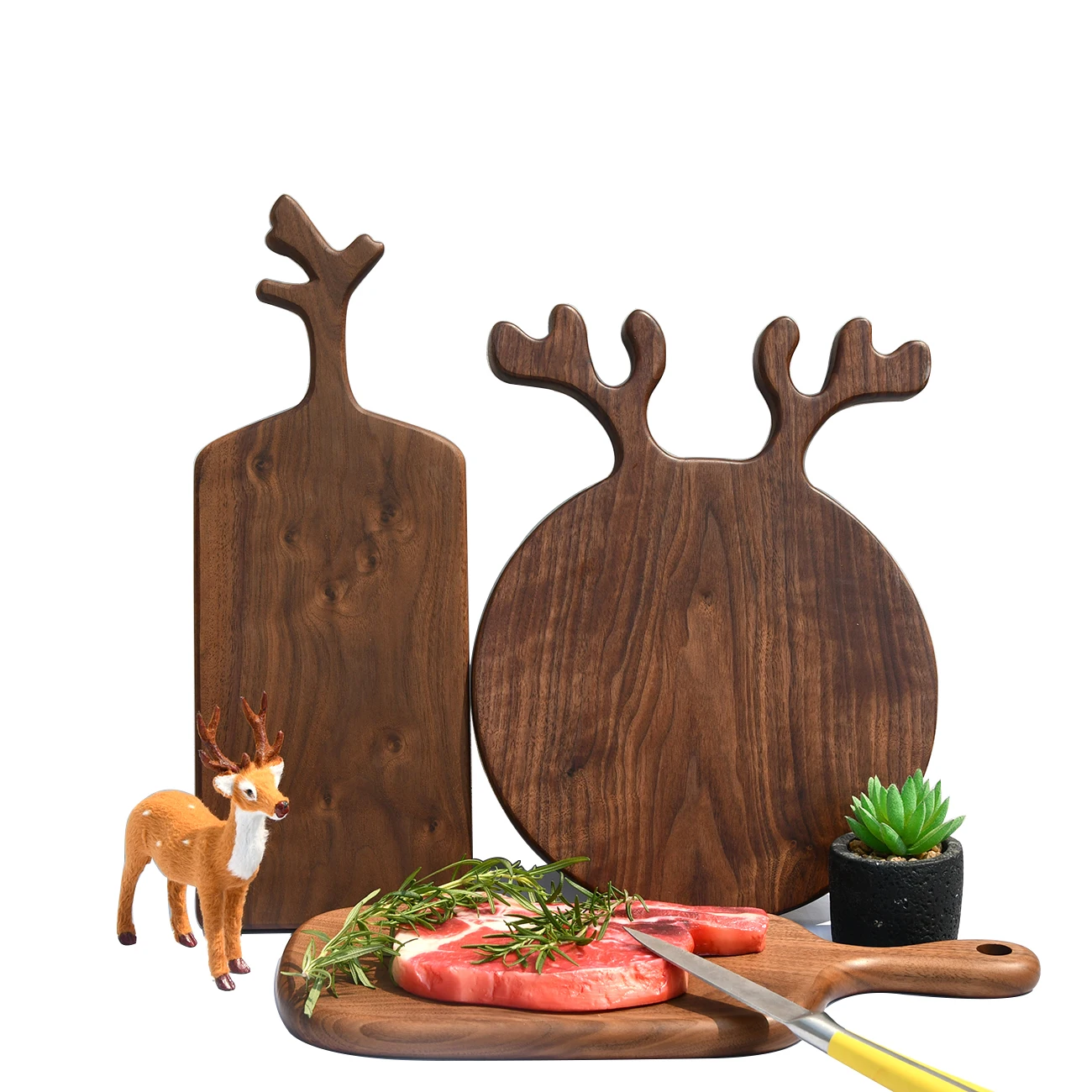 mini walnut Cutting Chopping wooden Cheese serving Board Charcuterie Platter Ideal with lid custom logo set tray for Fruit