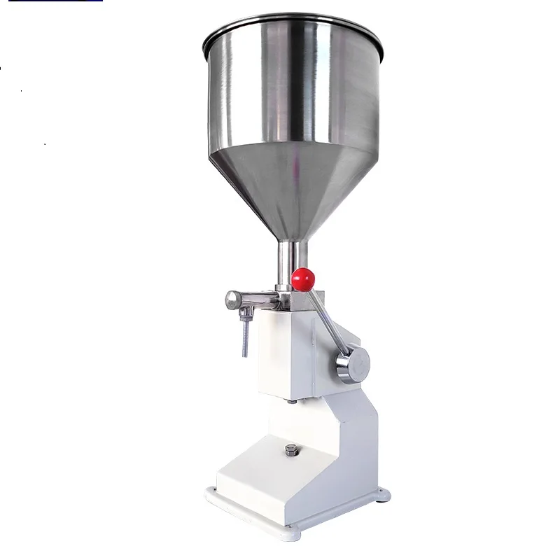 A03 Pneumatic 5-50ml Filler Machine Honey Jar Paste Sauce Shampoo Lotion Cream Bottle Filling Machine
