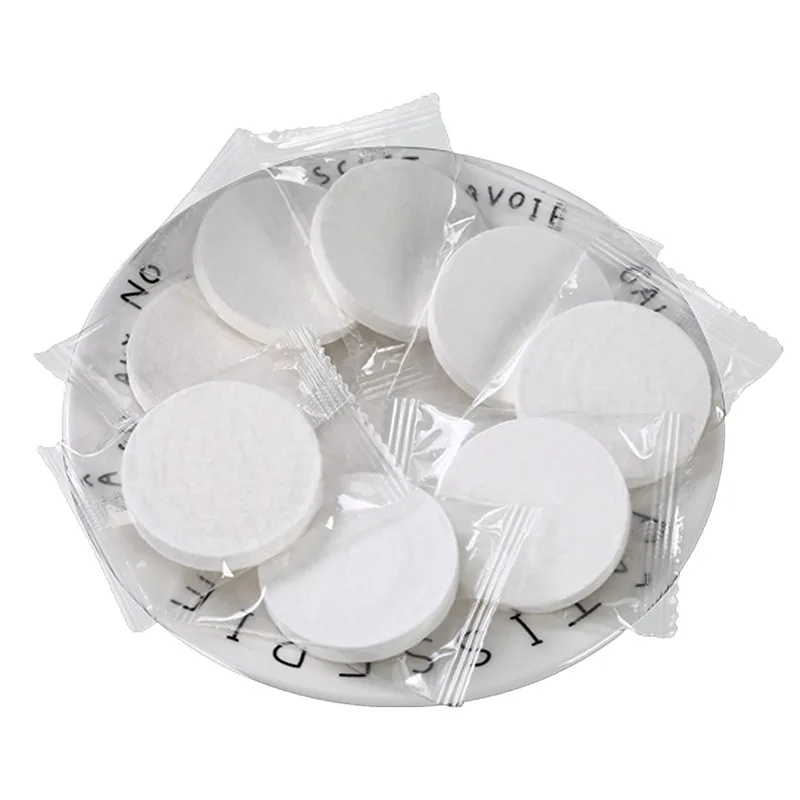 Одноразовые мини-салфетки белые мягкие Нетканые биоразлагаемые хлопковые квадратные салфетки для путешествий