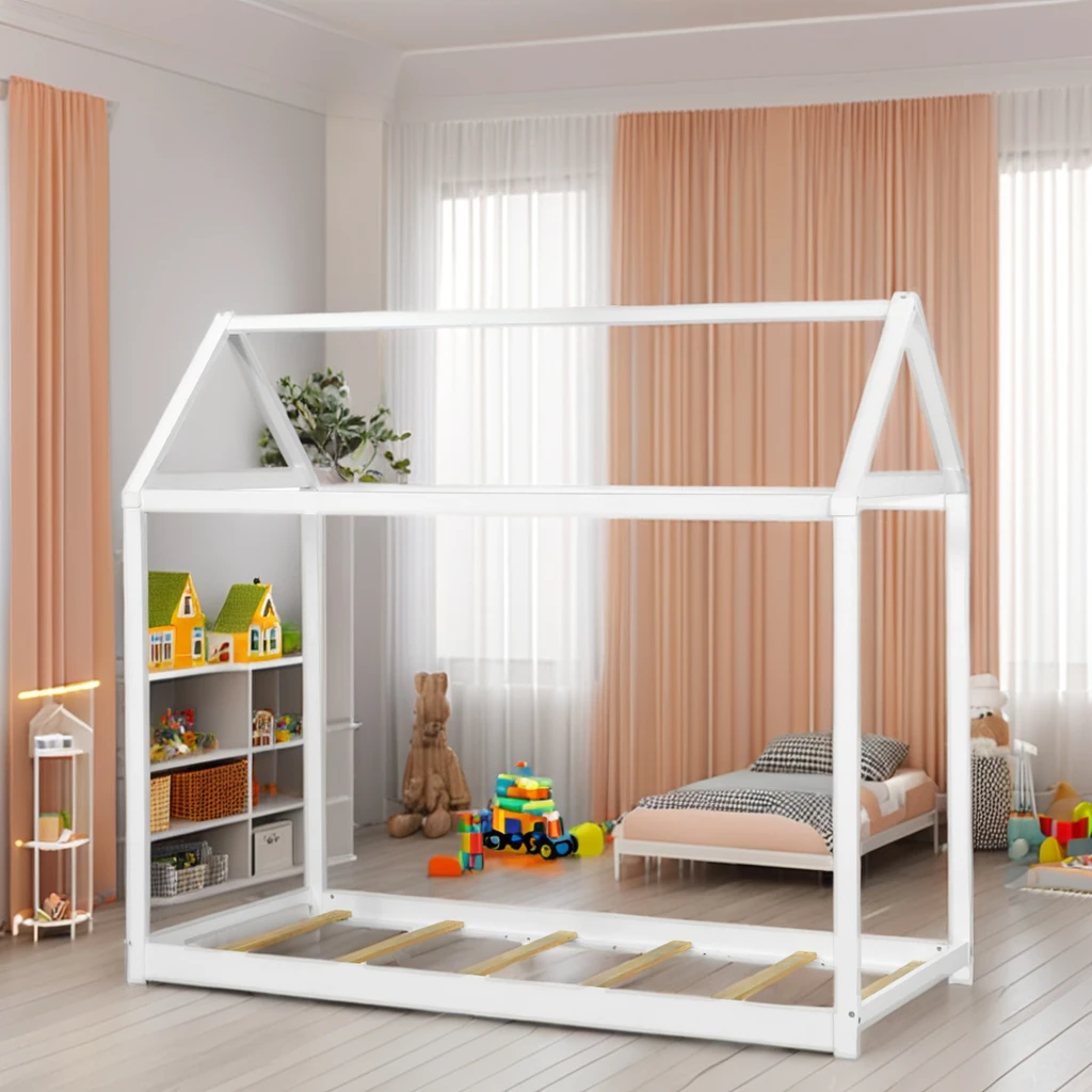 Top Children School Wood Bed For Kids Bedroom Furniture House Children Bed With Slide Vietnam Top Supplier