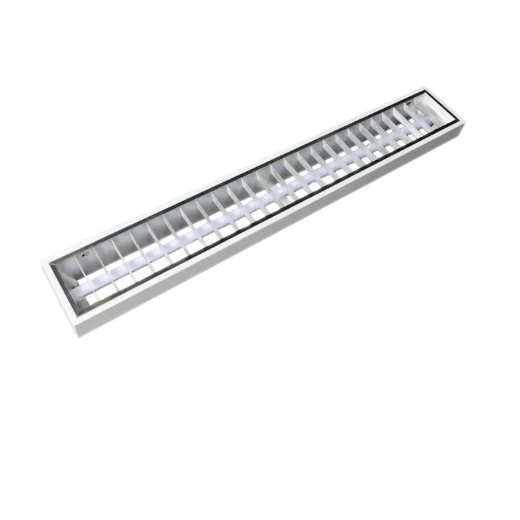 High quality AC85-265V 185-265V aluminum led classroom grille light panel 1195x155x60mm 56w led office light