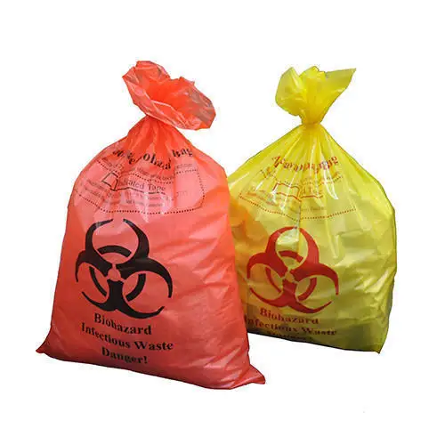 Manufacture Wholesale Large Biohazard Bags/ Disposal Plastic Medical waste bags Vietnam Product