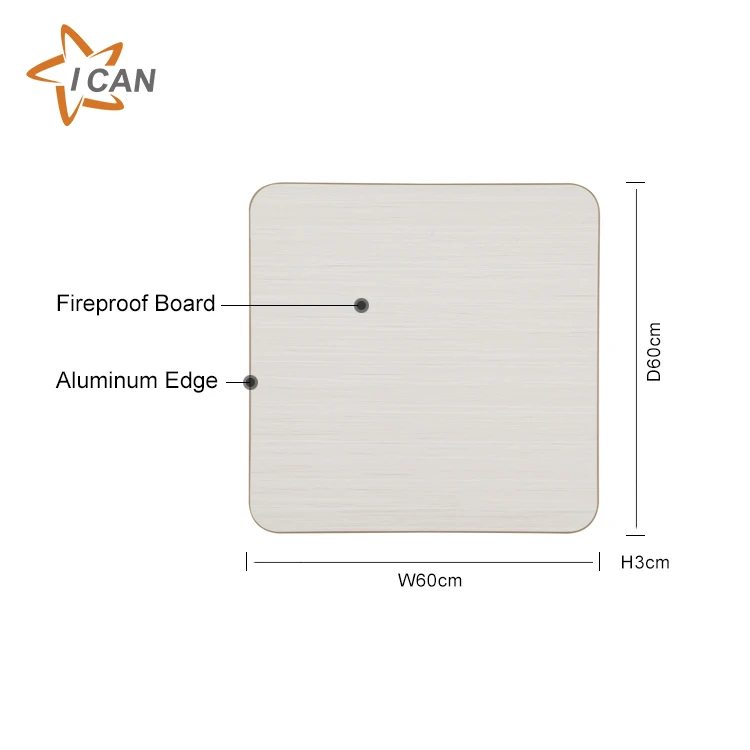 Gold Metal Edge Table Stone Marble Table Top Restaurant Furniture Cafe Square Patio Dining Table