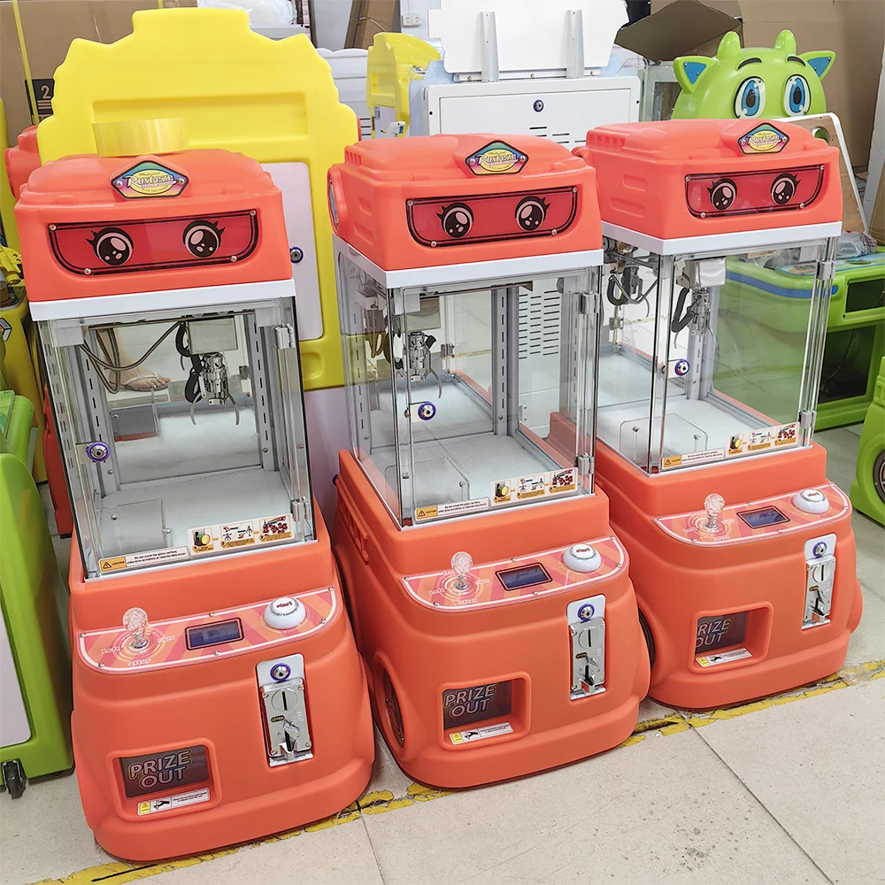 New Arrival Custom Colorful Korean Doll Machine Coin Operated Doll Claw Crane Machine For Sale
