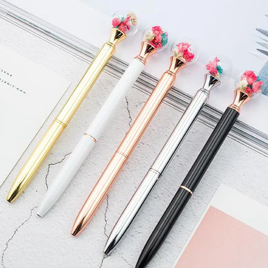 Wholesale  Dry Flower Style Ballpoint pen Neuter Pen