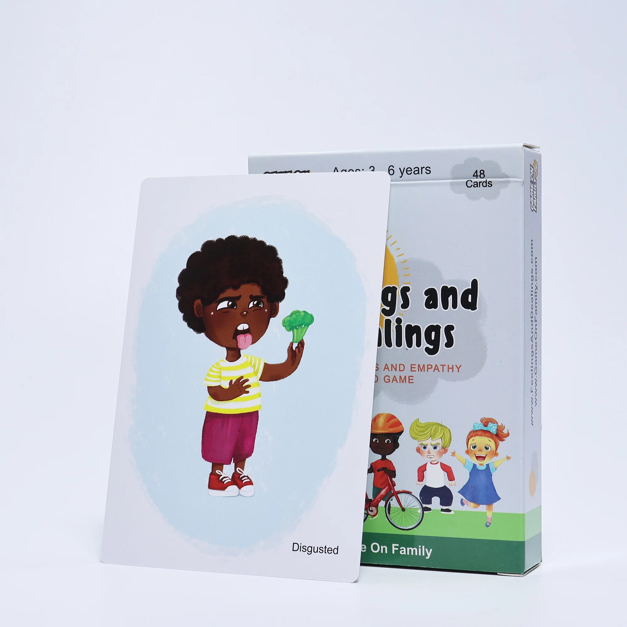 Custom Paper Cardboard Educational Learning Flash Memory Game Playing Cards Both Sides Printed Eco-friendly Educational Card