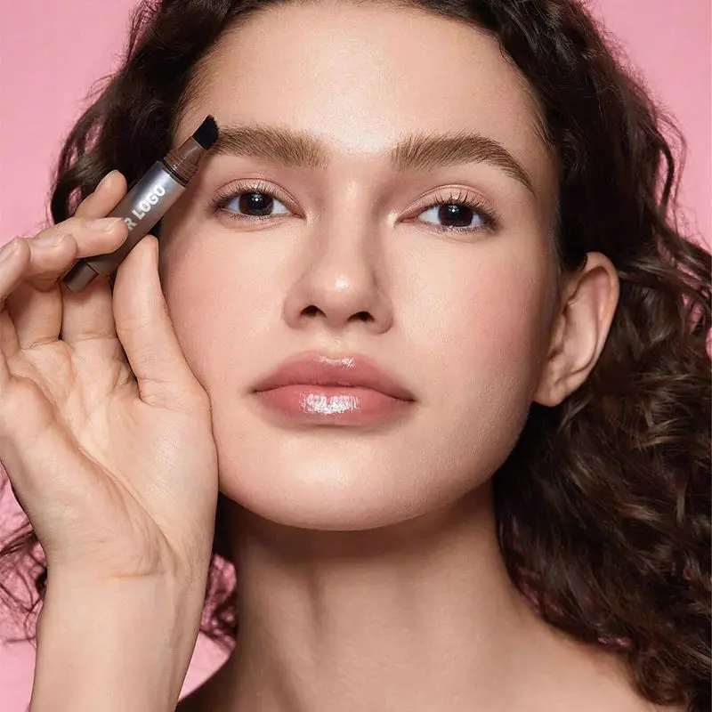 Newest Liquid Eyebrow With Brush Cream Waterproof Long Lasting Brow Gel 4 Colors Eyebrow Pen