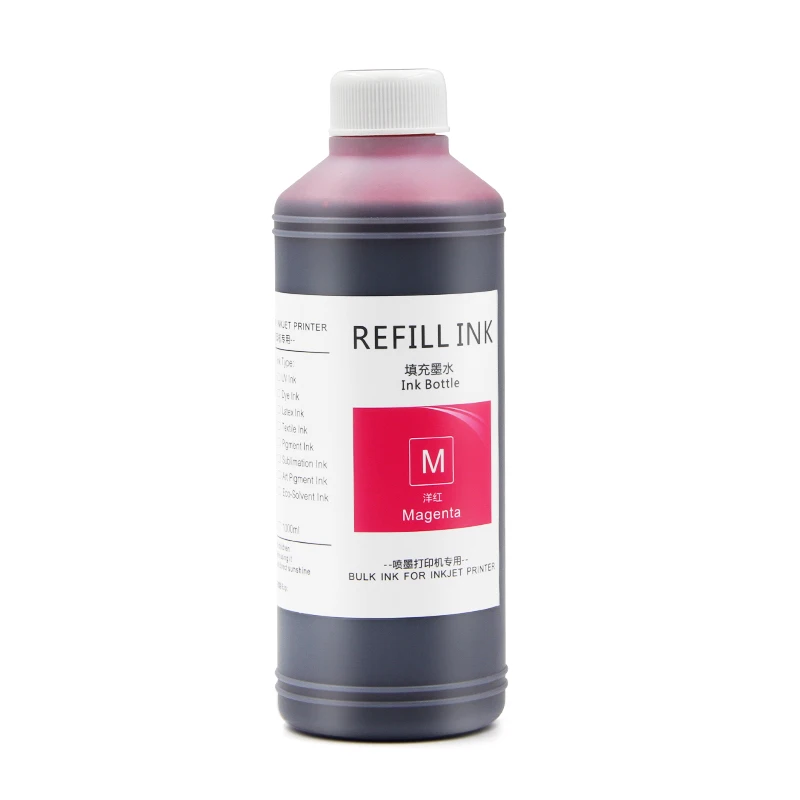 Ocbestjet 500Ml 711 Water Proof Universal Premium Dye Bulk Refill Ink For Hp Designjet T520 T120