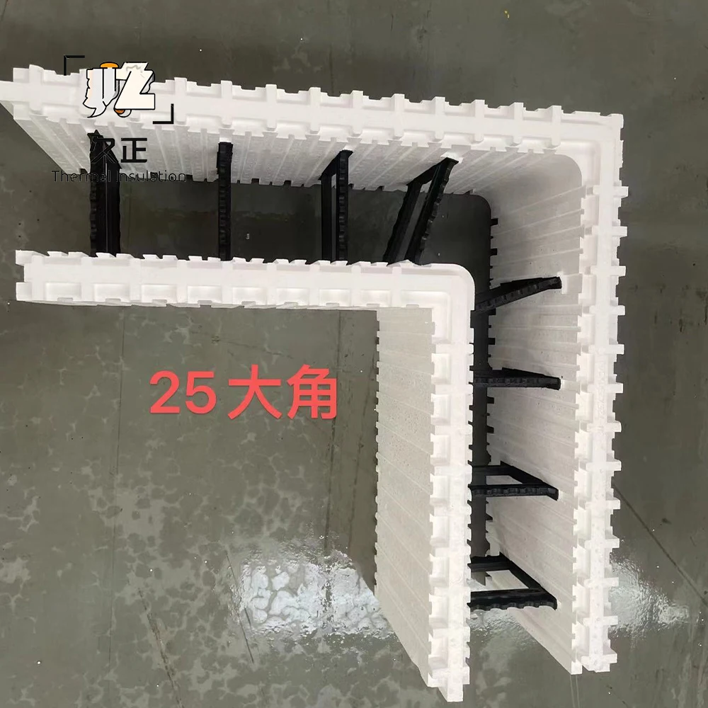 Professional Factory EPS Foam Insulated Cement Form Block Hollow Blocks EPS ICF Block Form