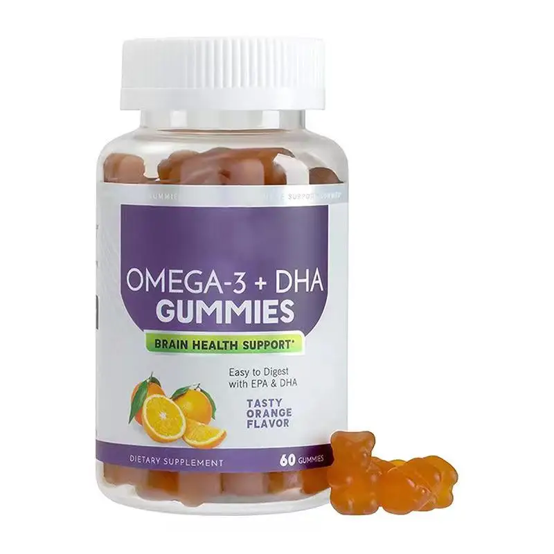 OEM Omega 3-6-9 жевательные резинки + DHA Вегетарианская дружественная поддержка суставов мозга сердце глаз и иммунная система функциональное растение