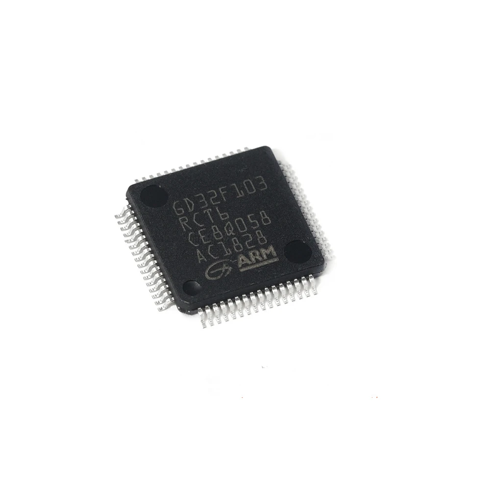 GD32F103RCT6 ARM microcontroller SRAM 48kB Flash 256kB 108MHz LQFP64