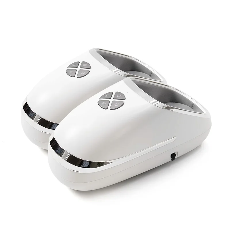 2024 new shoe design electric foot massager heating function kneading air compress foot relaxation massage