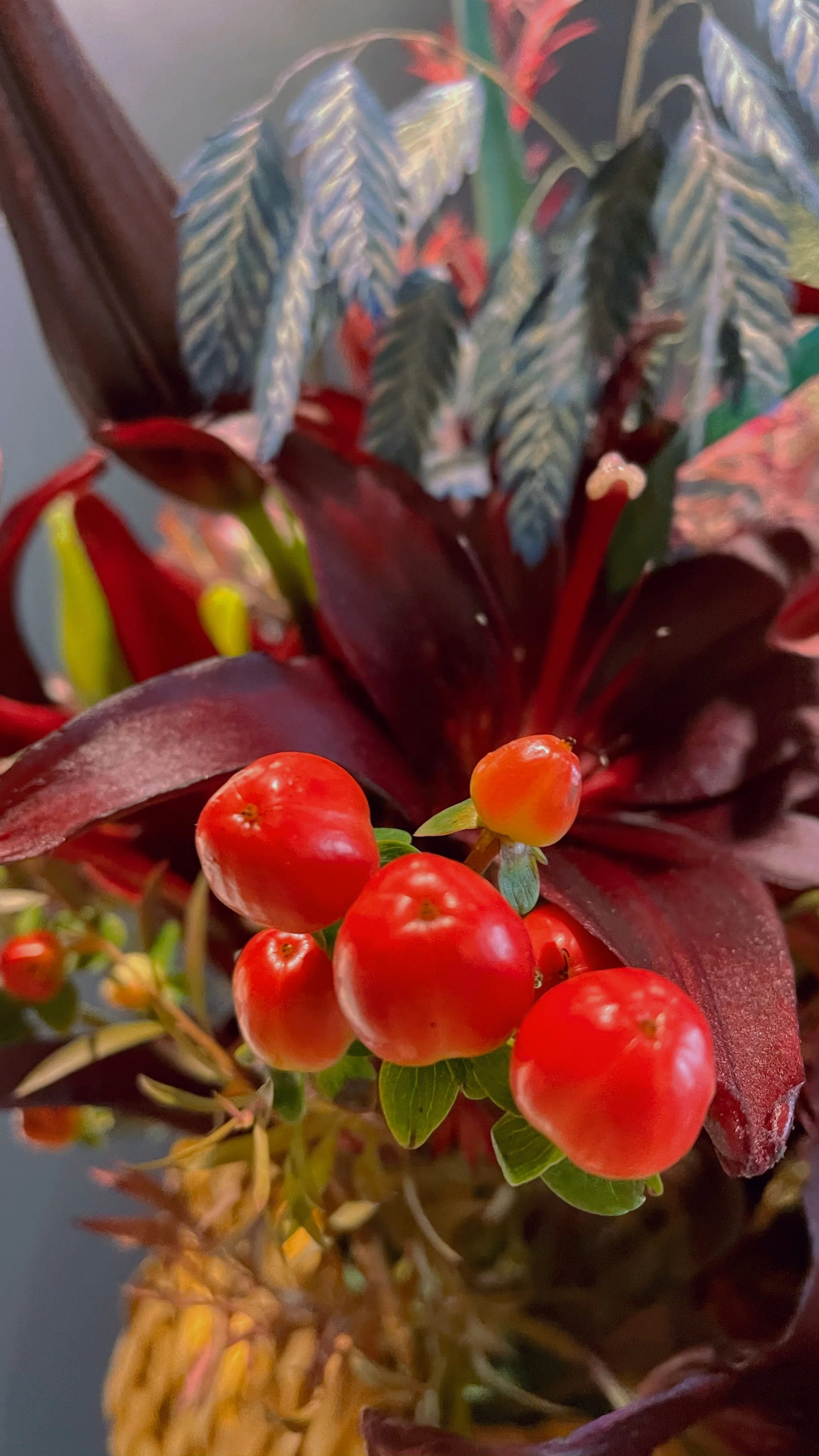 Винтажная квадратная корзина для розы Yuhuiting с цветами