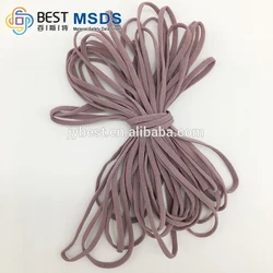 Производитель мягких эластичных ушных петель 3,5 мм 5 мм из полиэстера и спандекса для N95 KF94 или одноразовой маски лица