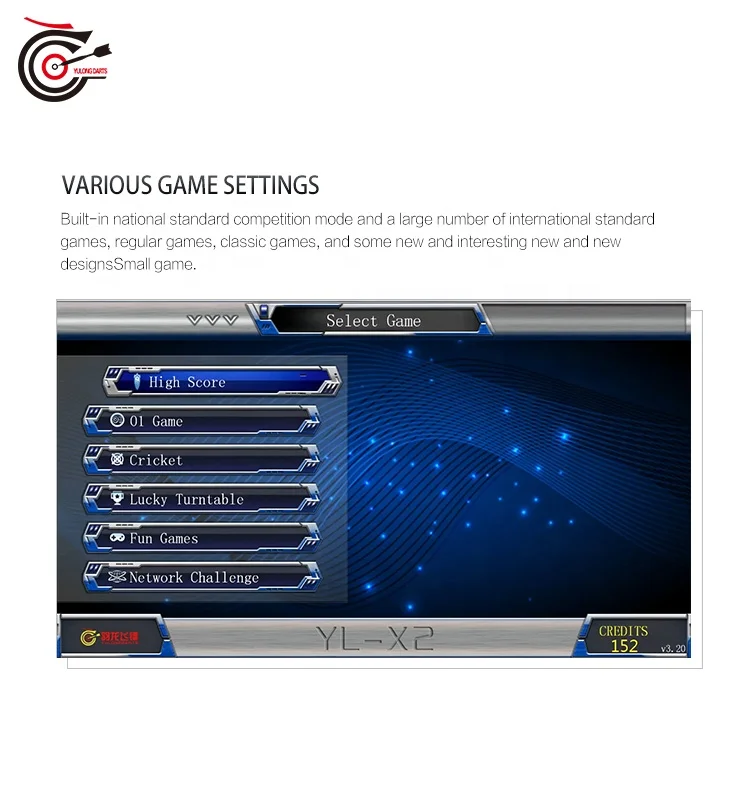 
2021 coin operated dart boards game economical DARTS machine with dart mat 