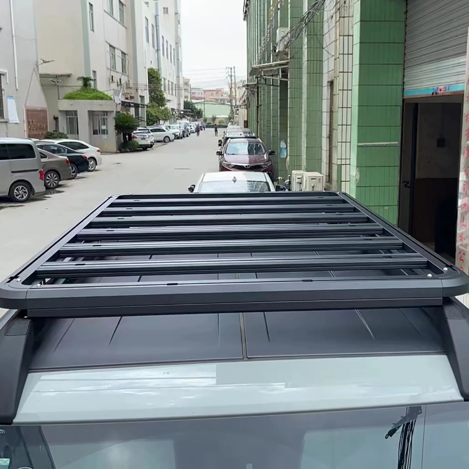 Archaic Car Styling Roof Rack For Ford Bronco 2021 4doors Aluminum Alloy Side Bars Cross Rails Roof Rack Luggage Carrier Rack