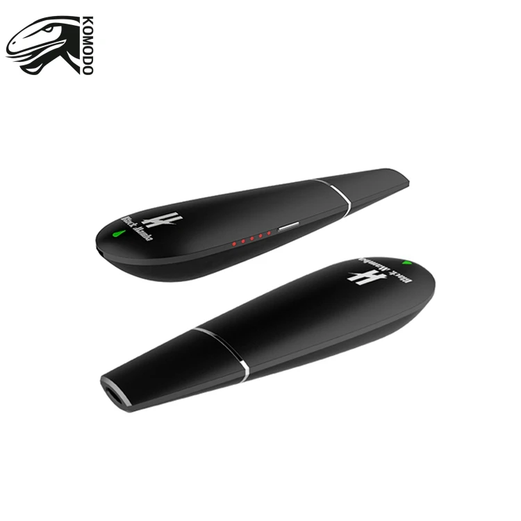 
Factory Supply Black Mamba 30 Seconds Fast Heating Dry Herb Vaporizer Built In 1600mAh Battery 