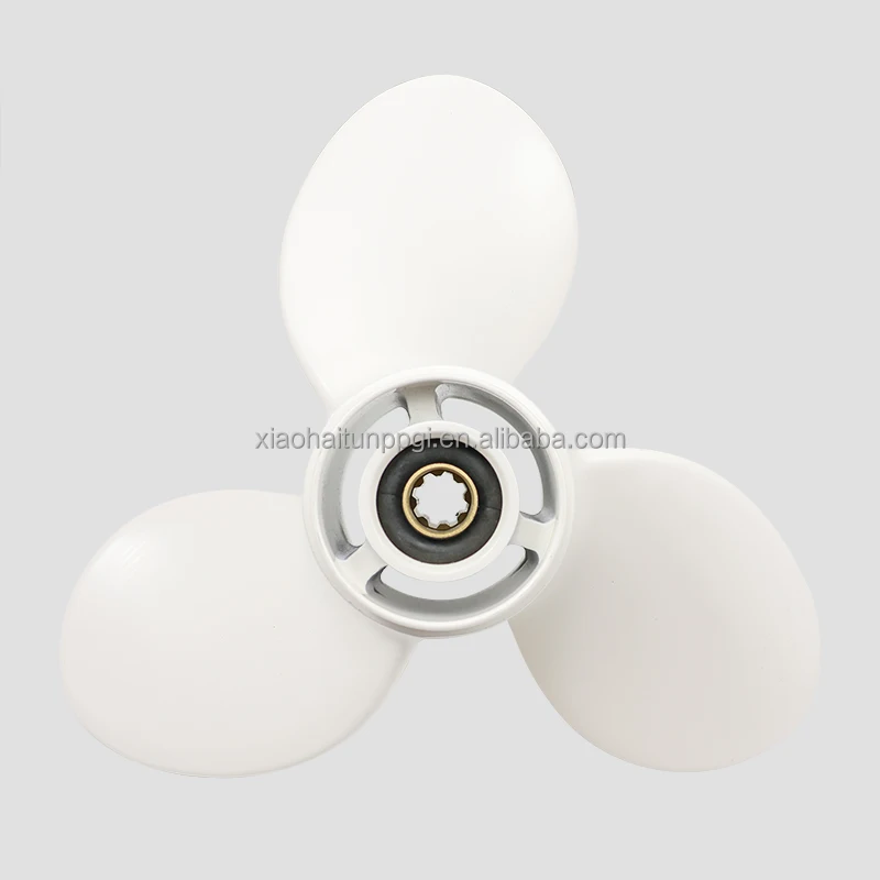 Little Dolphin Propeller Boat 9 3/4 x 6 1/2 Aluminum Outboard Propeller for Yamaha Engine 9.9-15HP 683-W4592-02-EL