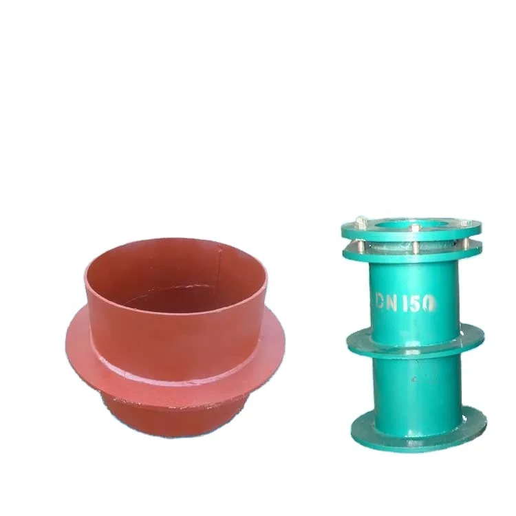 Hot selling cast iron ductile iron carbon steel wall sleeves pipe for construction rigid waterproof casing for wall penetration