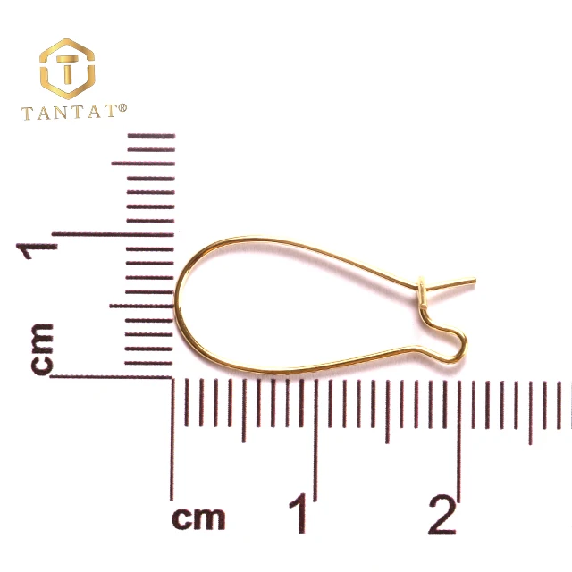 Earring Hoop Wire Jewelry Finding Components Rhodium Plated Brass Metal Earring