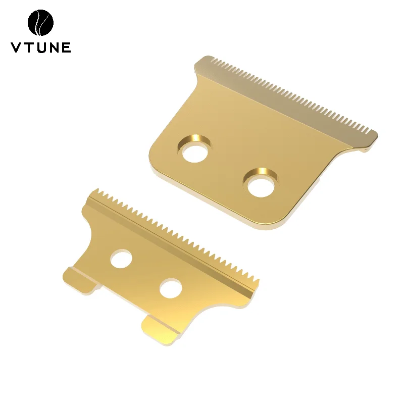 Мужские лезвия для груминга, безопасная машинка для стрижки, серебристые, золотистые лезвия из нержавеющей стали с двойной кромкой