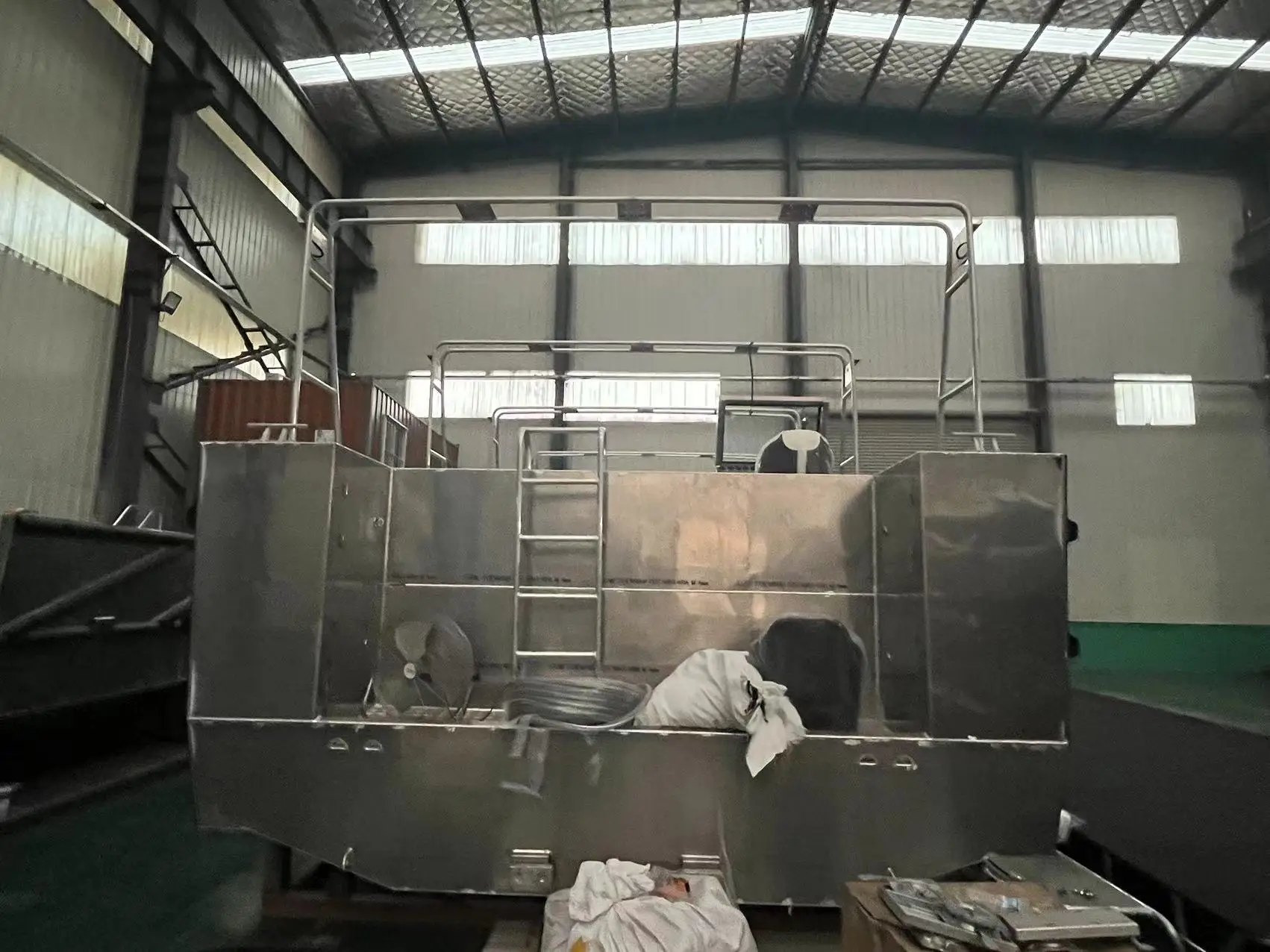 14m aluminum multi purpose use landing craft for passenger and cargo both