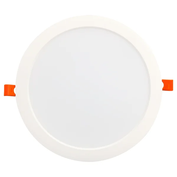 Hot selling embedded ultra-thin 220V office bedroom bathroom high brightness round dimmable panel light