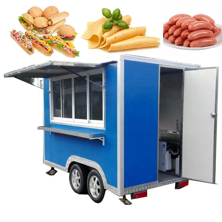 
street food cart/ice cream trucks for sale/fast food mobile kitchen trailer 