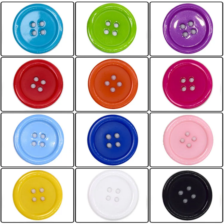YYX wholesale designer fancy custom logo plastic clothing buttons shirt sewing button for shirt