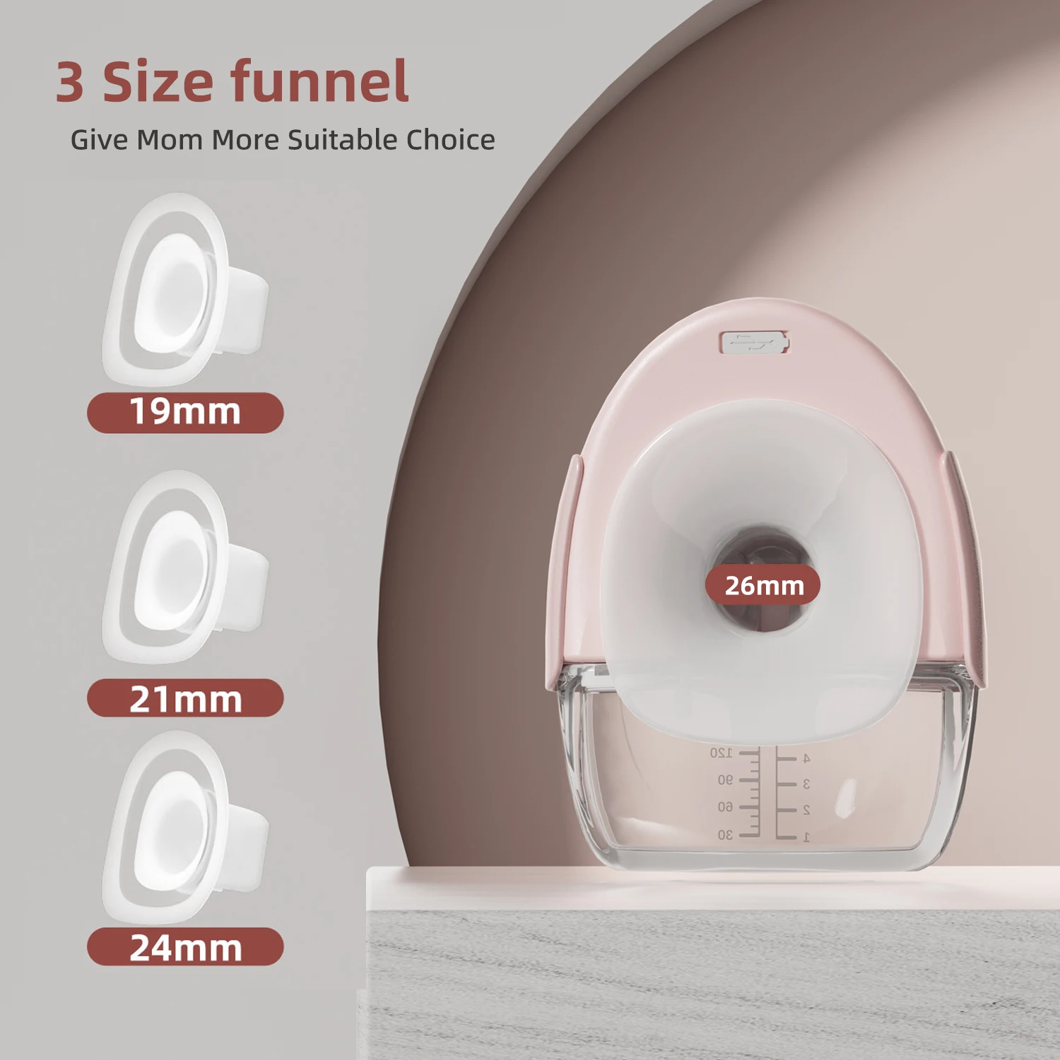 Anly Kiss Low Noise LCD Display OEM Portable Hands-Free Electric Pumps Wearable Breast Pump for Breastfeeding