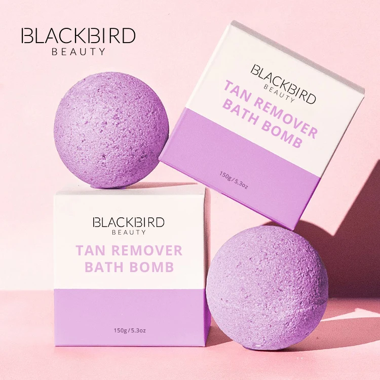 Tan Removal Bath Bomb Customized Fake Tan Remover OEM/ODM Organic Exfoliating Bubble Bath Bombs Private Label