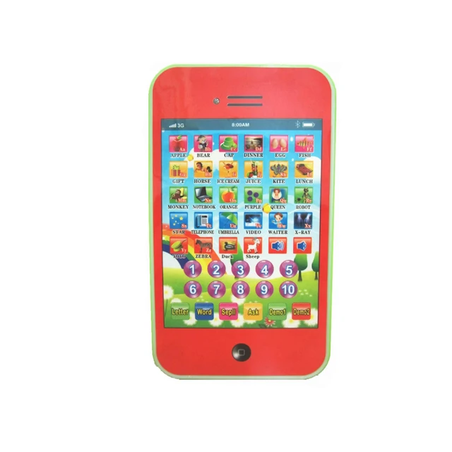Kids Early Educational Phone Toy 40 Paragraph Intelligent Arabic Quran Islamic Toys Touch Audio Electronic Learning Machine