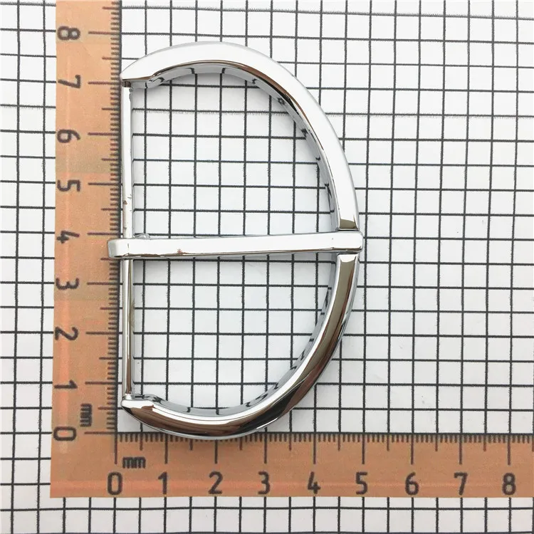 2023 The quality new 58mm large half round single prong buckles custom belt pin buckle