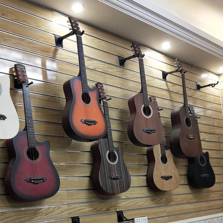 Настенная вешалка для гитары Складной настенный кронштейн подставка дисплея держатель крючок укулеле с автоматическим замком