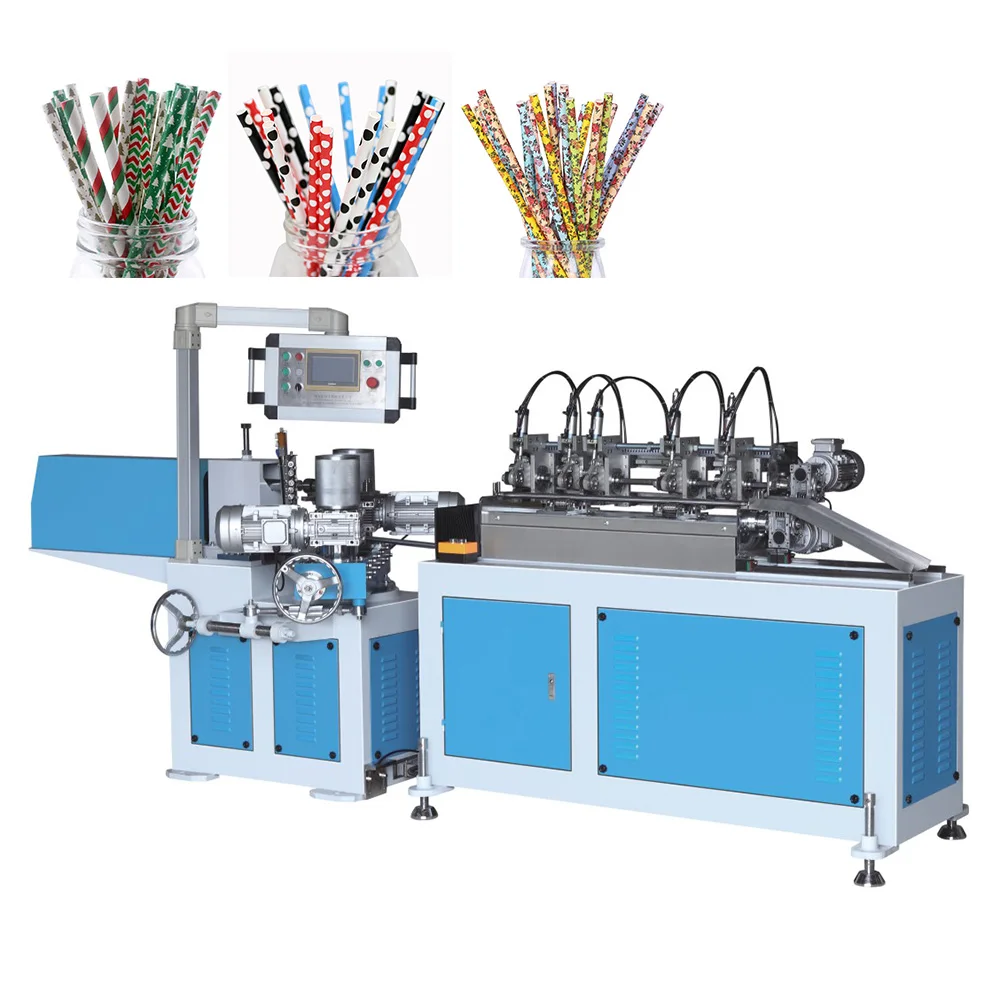 High Speed Automatic Paper Drinking Straw Making Machine Paper Drinking Straw Machine