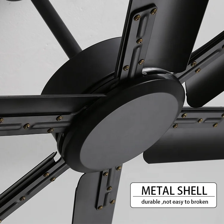 OEM ODM ceiling fan 220v 5 fan speed inverter motor large industrial ceiling fans with long down rod